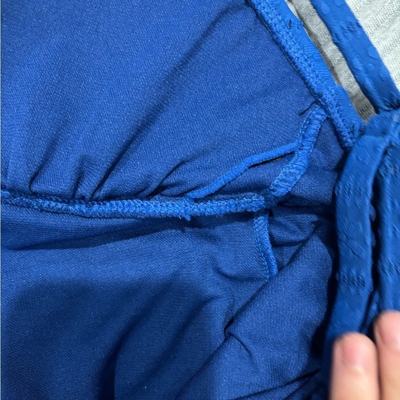 Blue Women’s Swim Tank Top - Picture 12 of 13